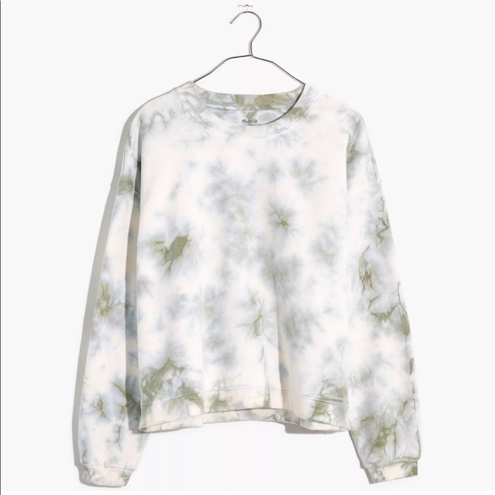 Madewell resourced tye dye cotton sweatshirt